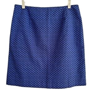 Blue Patterned Women's Skirt